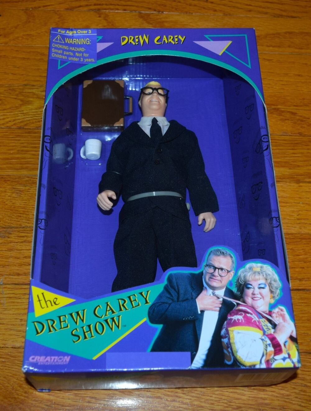 Vintage Pair 1998 Drew Carey Office Suit Tie Show Doll Action Figure new